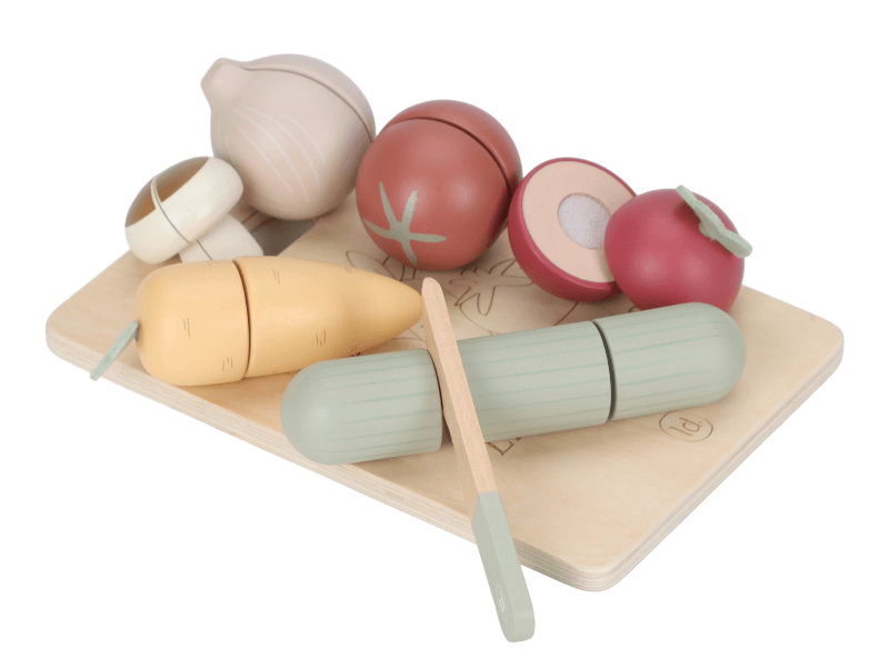 Gemüseschneider aus Holz von Little Dutch