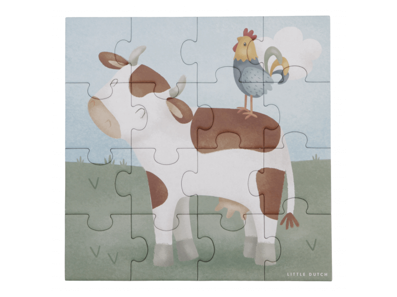 Little Dutch Puzzle 4 in 1 Bauernhof