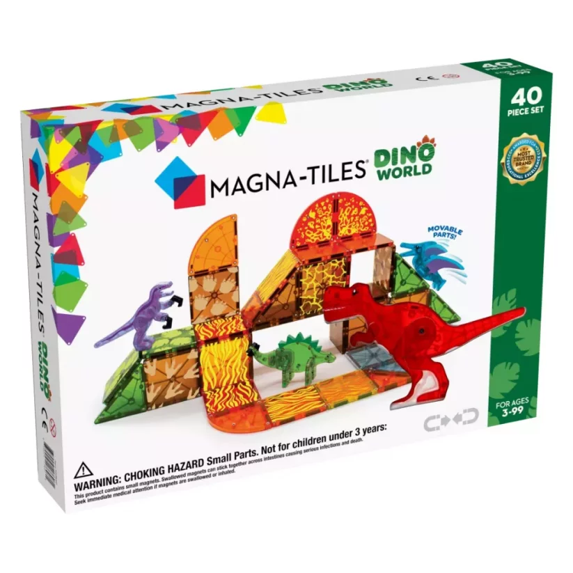 Magnetbausatz Dino 40 Teile