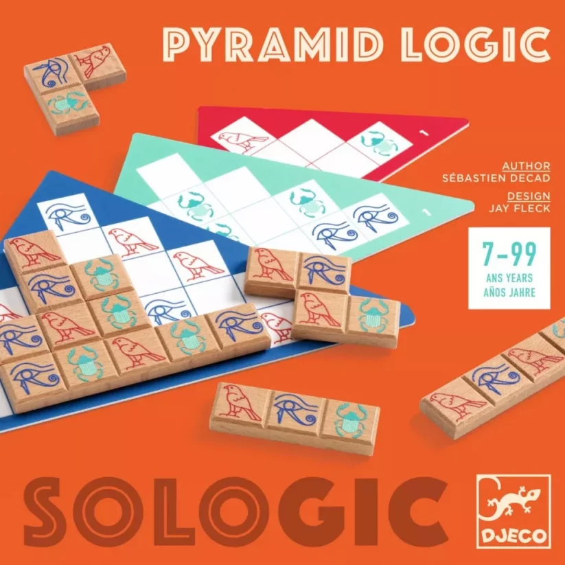 Hlavolam pyramídy Sologic pre jedného hráča