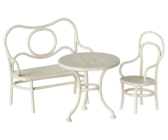 Café set pre myšky - Off white