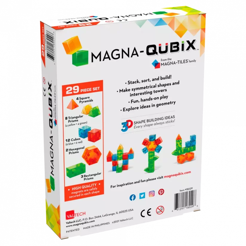 Magnetbausatz Qubix 29 Teile