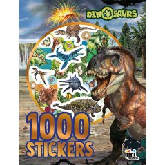 1 000 samolepek v sešitu Dinosauři