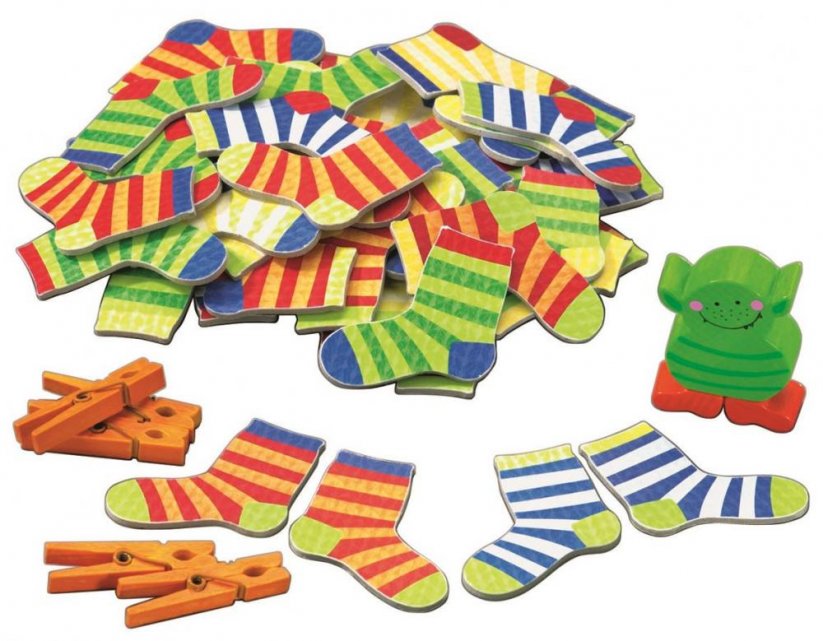 Haba Spoločenská hra pre deti Šťastné ponožky