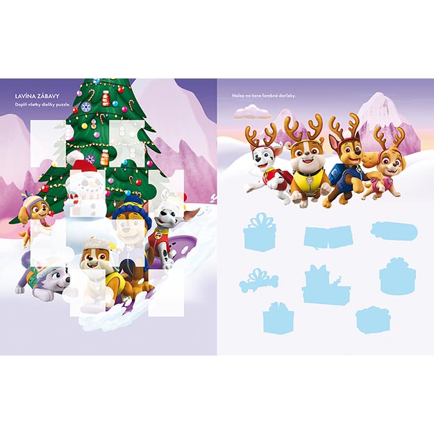 Samolepková knížka Vánoce s Labkovou patrolou