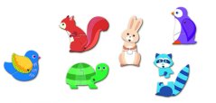 Puzzle Duo Tiere bewegen