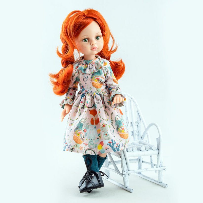 Oblečenie pre bábiky 32 cm - Farebné šaty Cristi