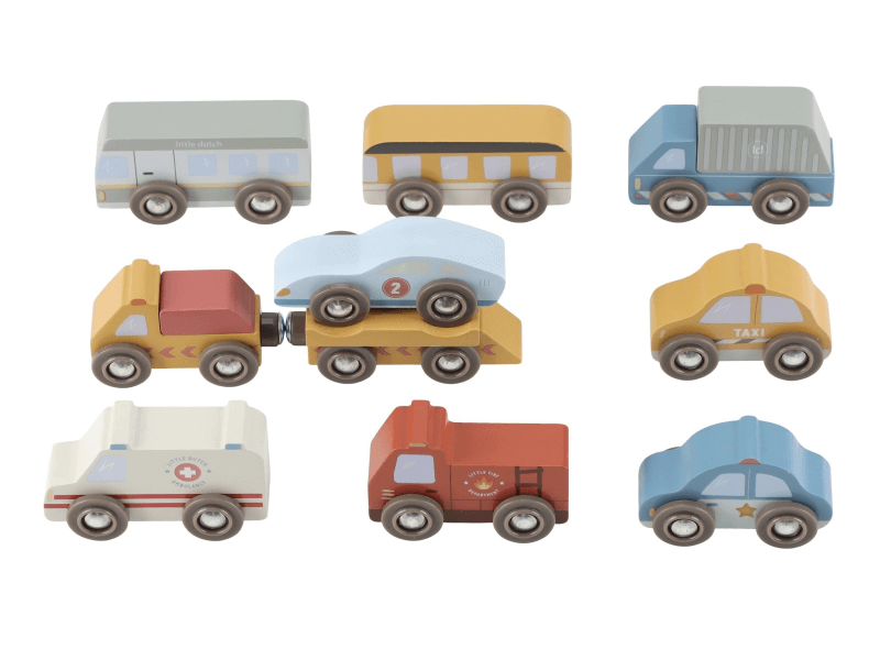 Little Dutch Sada drevených autíčok
