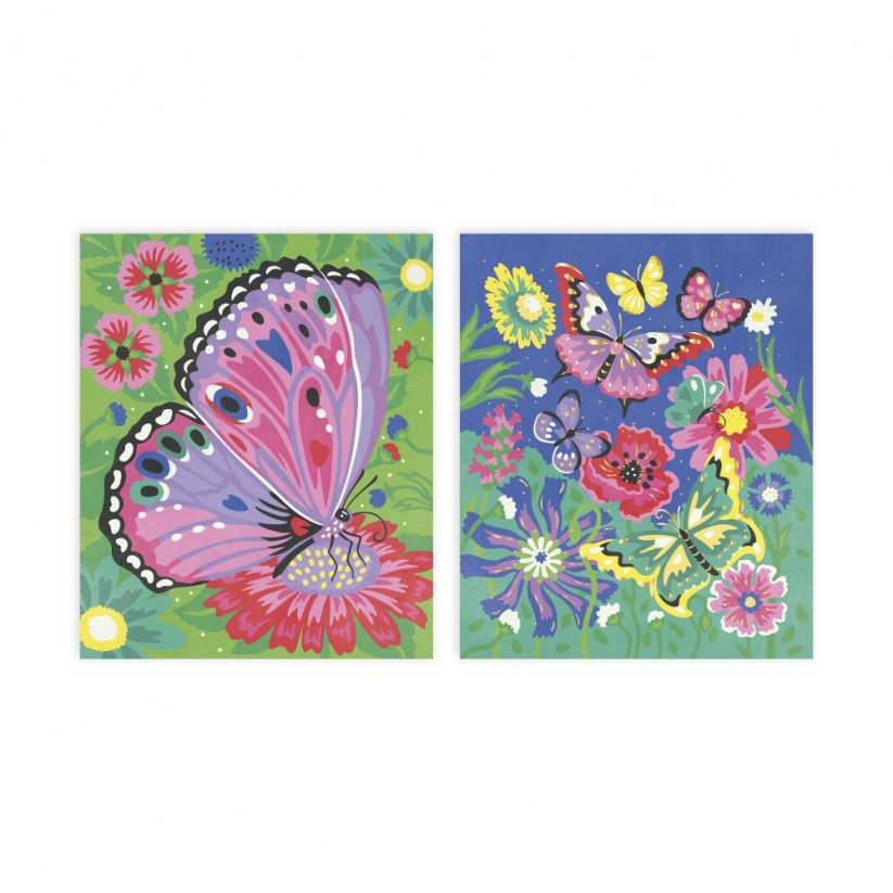 Atelier Set Maxi Malen nach Zahlen Schmetterlinge ab 7 Jahren