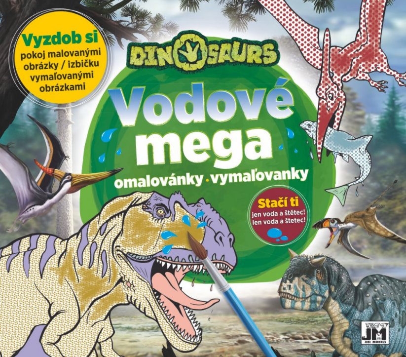 Vodové MEGA omaľovánky Dinosaury