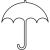 Regenschirme und Gummistiefel