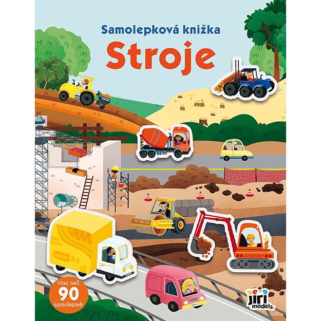 Samolepková knížka Stroje