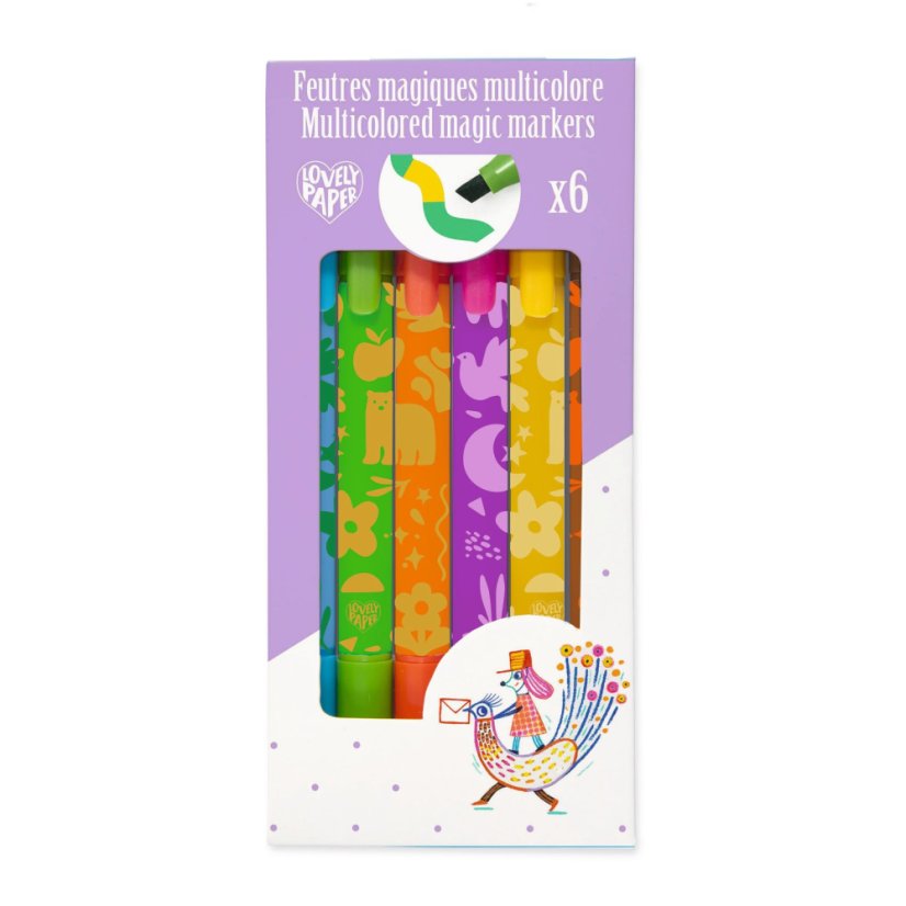 Magické fixky Viacfarebné (6ks)