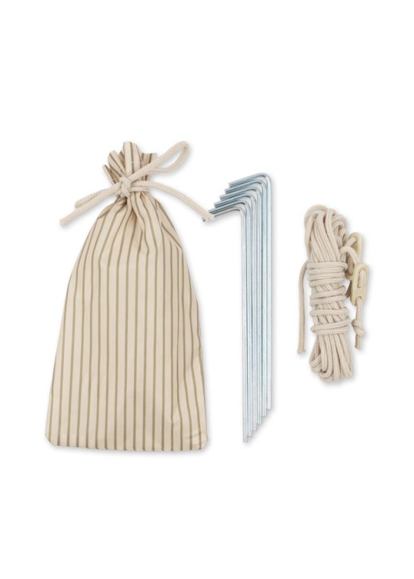 Velký plážový stan Tea stripe