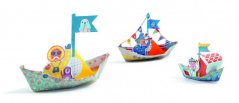 Boote ins Wasser: Origami 3. Schwierigkeitsgrad