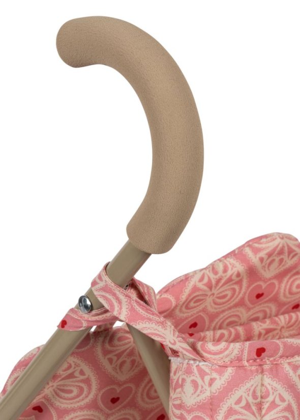 Kočárek pro panenky Lacy pink