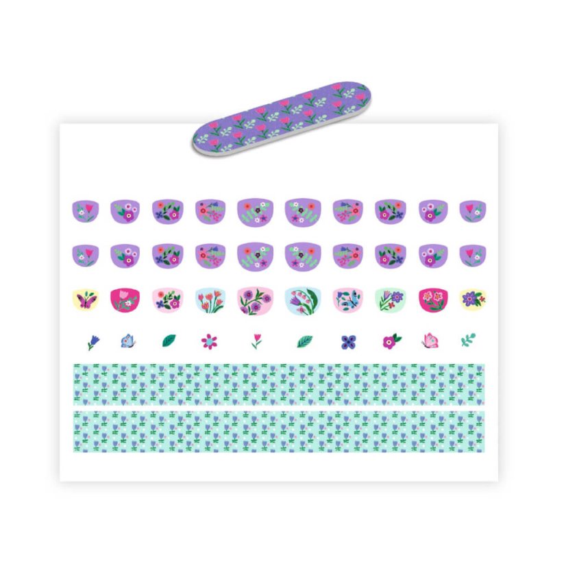 Nagelsticker verschiedener Art von Djeco