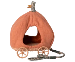Tekvicový kočiar pre myšky Maileg