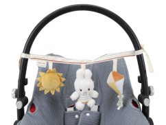 Kette für den Miffy-Kaninchen-Autositz mit Vintage-Streifen