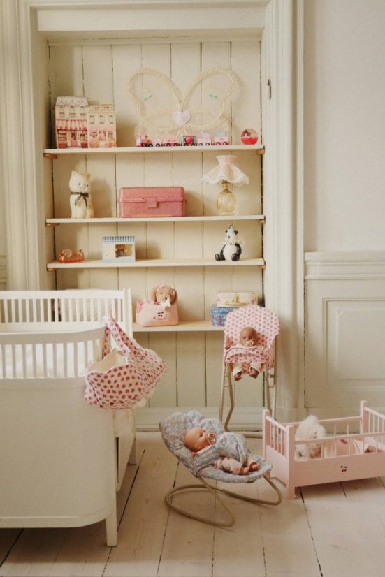 Tragbares Bett Rosie rose