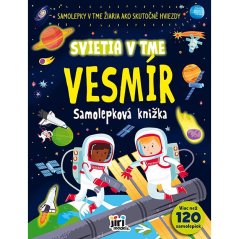 Samolepková knižka Svietia v tme Vesmír