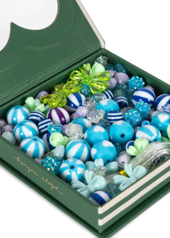 Blue Perlenbox