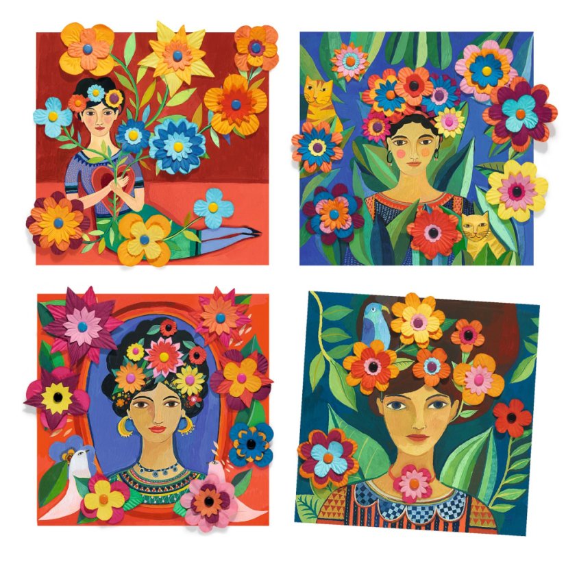 Frida Kahlo: Coyoacán, 3D-Bilder (inspiriert von)