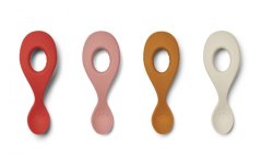 Set silikonových lžiček Liva Dusty raspberry