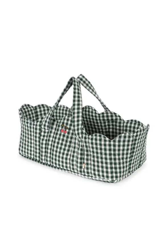 Prenosná postieľka green check