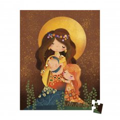 Umělecké puzzle pro děti v kufříku Klimt 100 ks