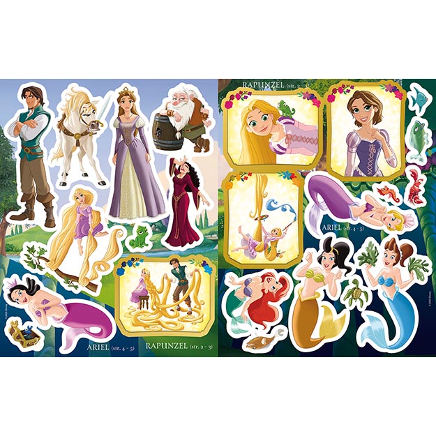 Samolepková knížka Disney Princezny