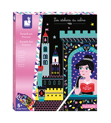 Vyškrabovacie obrázky Princezné Atelier Sada Maxi 5+