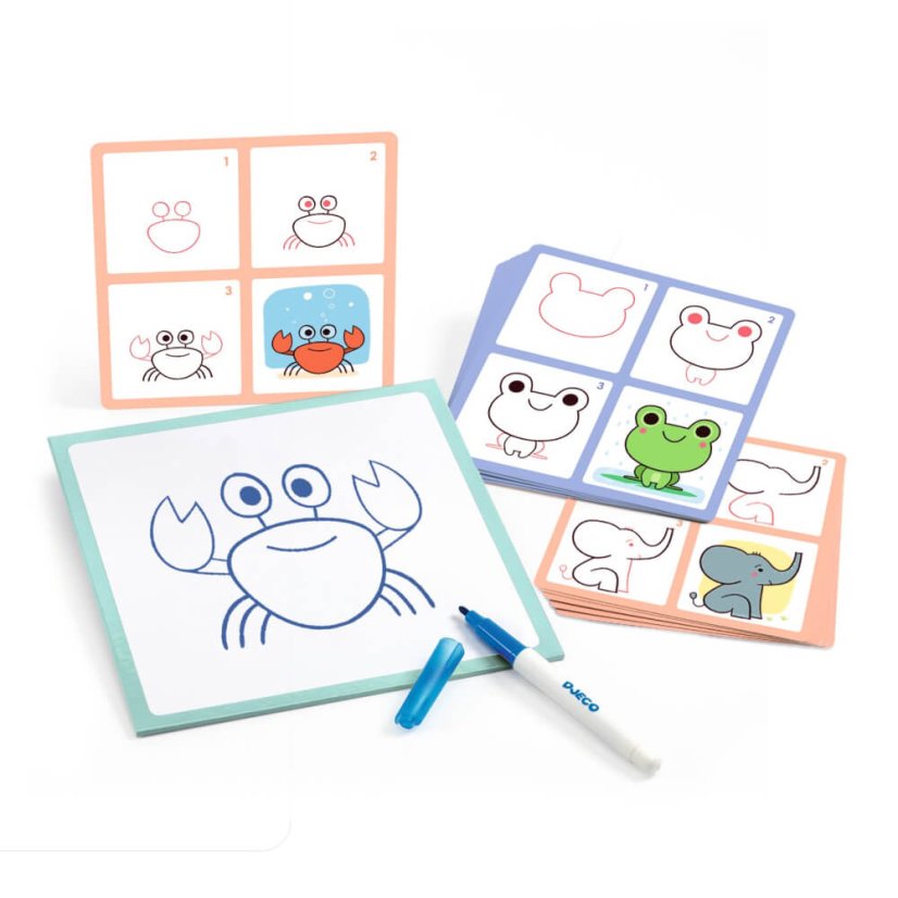 Jungtiere: Schritt für Schritt zeichnen