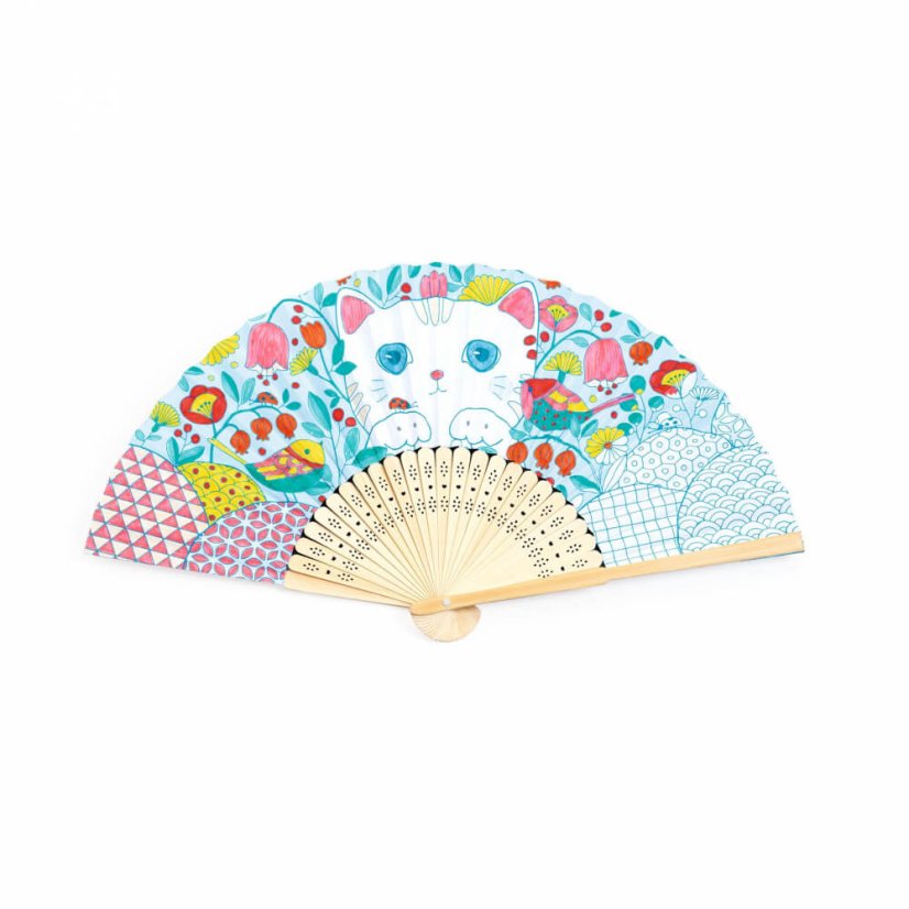 DIY – Vyfarbi si vejár – Koneko