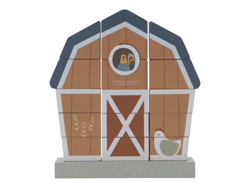Little Dutch Bausatz Bauernhof aus Holz