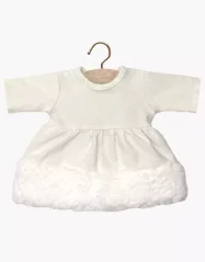 Šaty Faustine pre bábiku - Biele