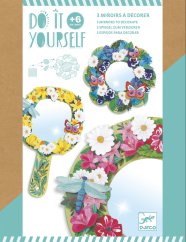 DIY – Ozdob si zrkadielka – Krásne kvety