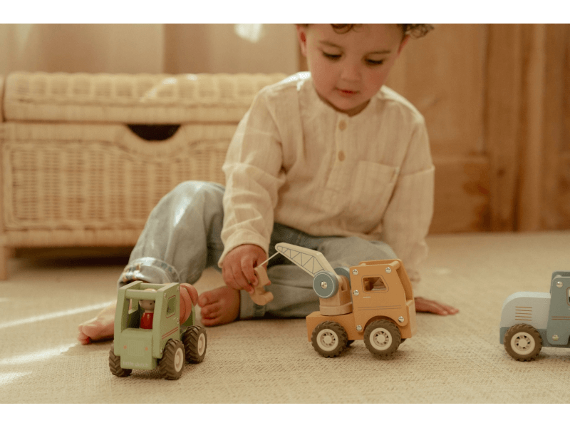 Little Dutch Autožeriav drevený