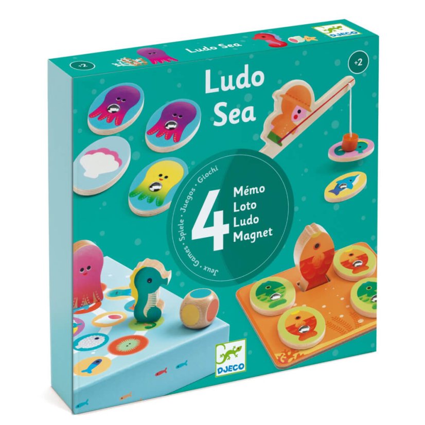 Ludo Sea 4 Spiele mit Meeresthema