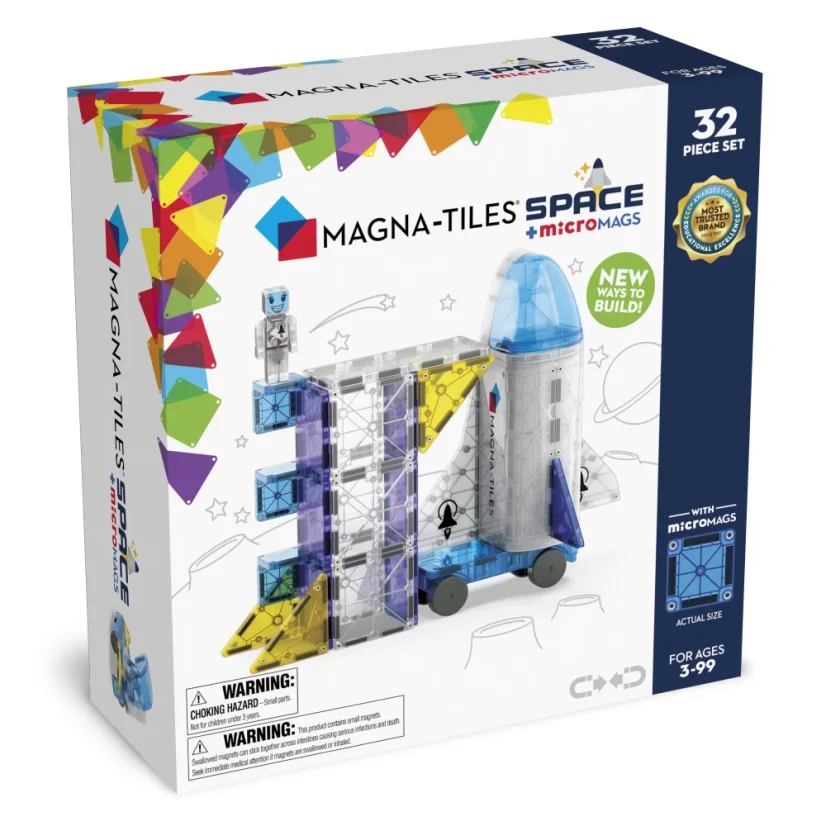 Magnetbausatz Space 32 Teile