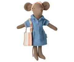 Oblečení šaty denim pro maminku Maileg