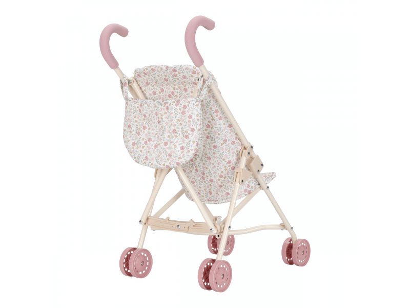 Little Dutch Kočík pre bábiky golfky skladací Soft Flowers