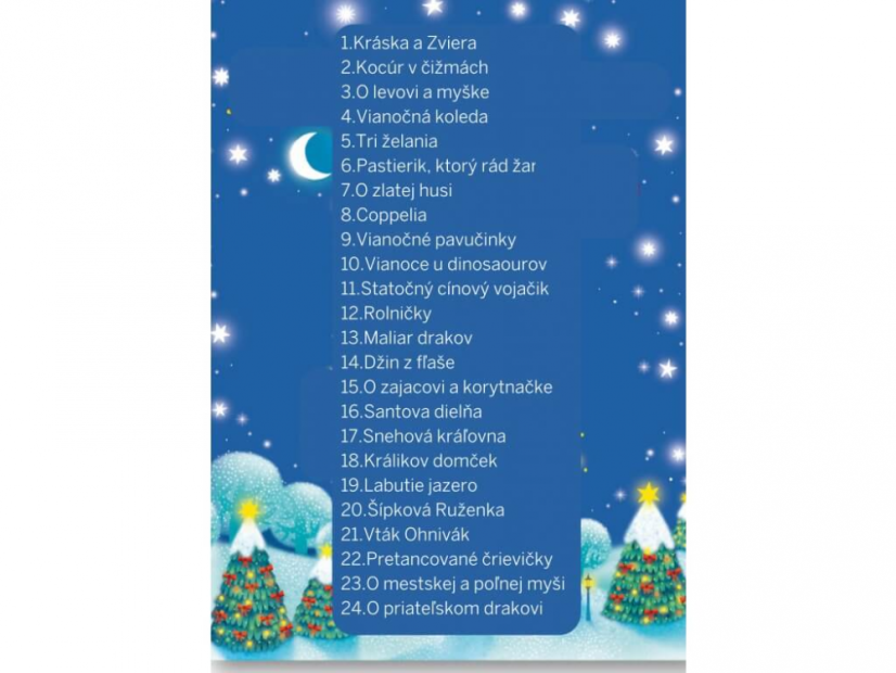 Adventný kalendár - 24 kníh
