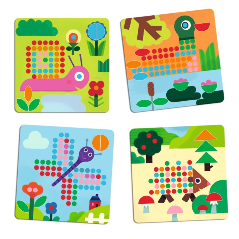 Pin-Mosaik Mini Animo