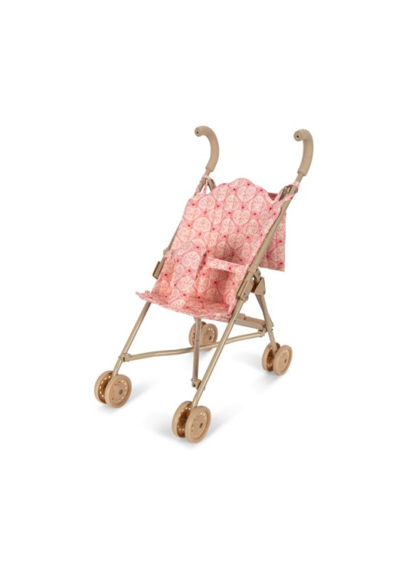 Kočárek pro panenky Lacy pink