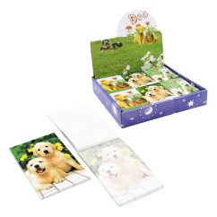 Abreißblock mit Aufdruck 59x83 mm Hund Zufallsauswahl