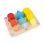 Holzspielzeug zum Einsetzen Wir lernen Formen Farben Größen Montessori-Serie