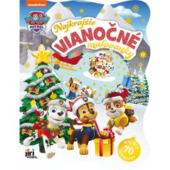 Nejkrásnější vánoční omalovánky se samolepkami Tlapková patrola