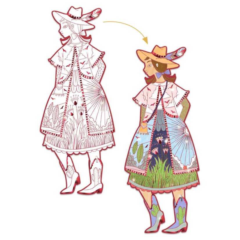 Große Malbücher Fiodor und Freundinnen (4 Stk.)