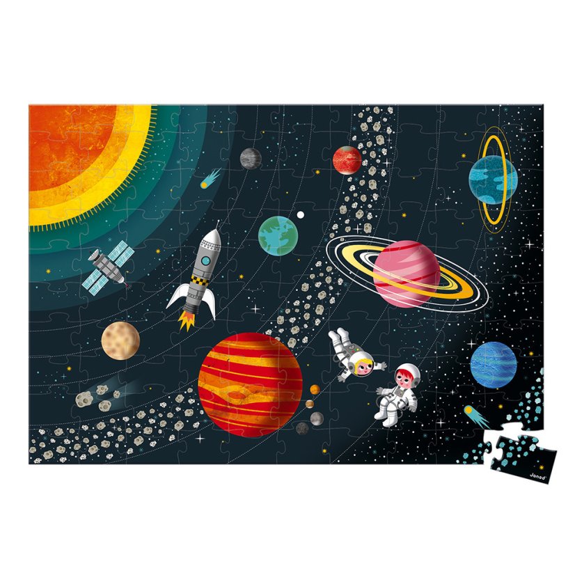Vzdelávacie puzzle Vesmír a slnečná sústava 100 ks